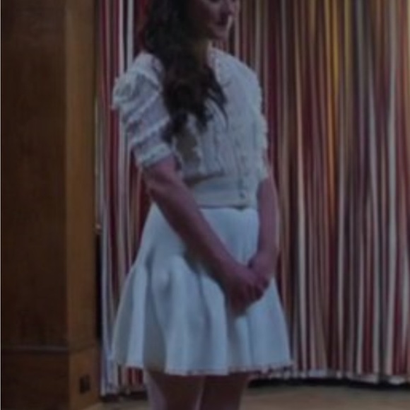 Ralph Lauren Black Label Ottoman Knit Flared skirt Belle ouat once upon a time - Picture 2 of 6